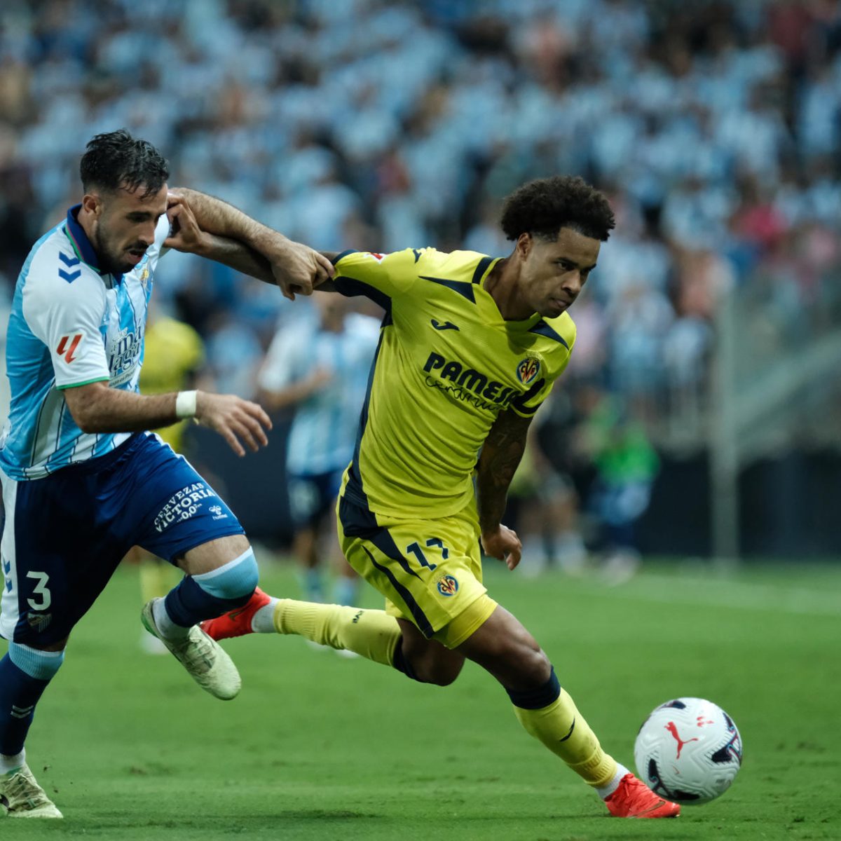 Villarreal remonta 1-3 al Málaga y logra su primer triunfo en España