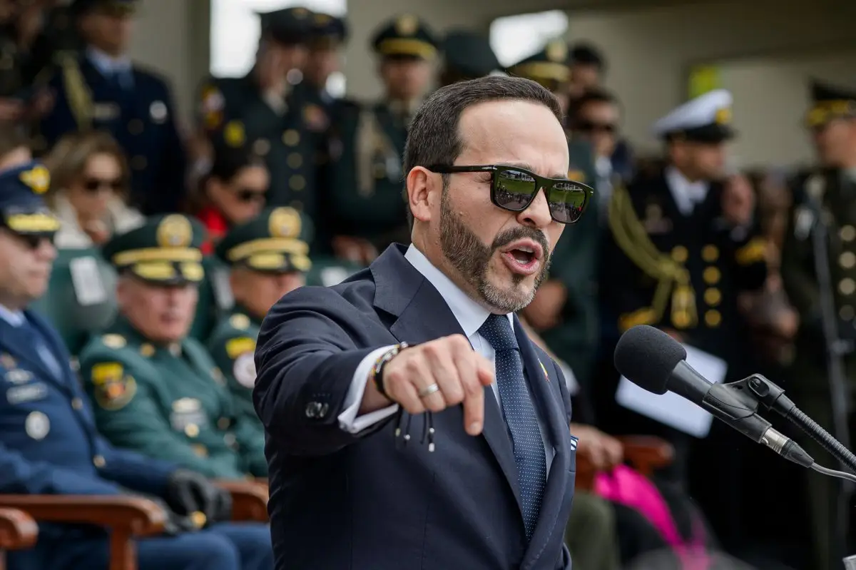 COLOMBIA: Presidente participa en operativo y encara detenidos
